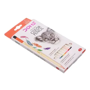 Doms - 18808-12 - ფერადი ფანქრების ნაკრები 12 ფერი pg-84750color მრავალფერიანი 