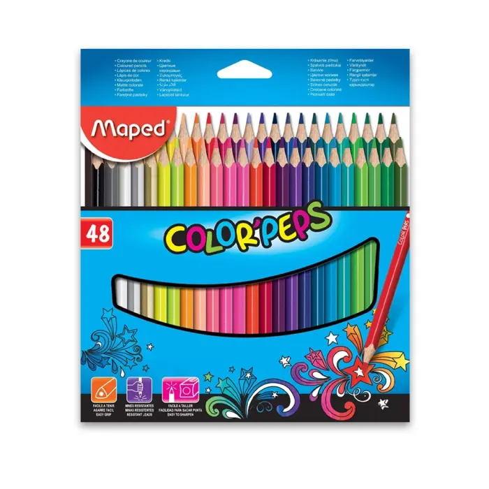 Maped - 832048 - Color'Peps - ფანქრების ნაკრები - 48 ფერი pg-04701 
