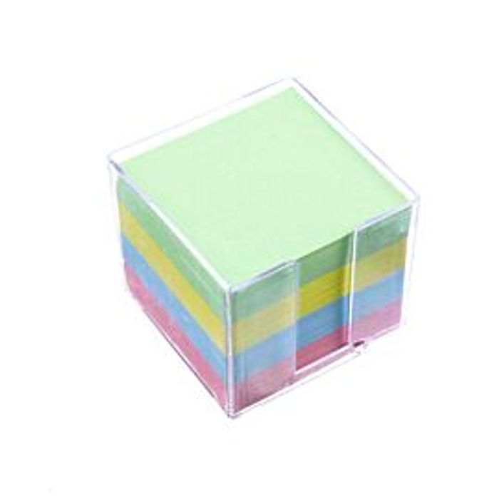 Non Sticky Notes -  cube-8585 - ჩასანიშნი ფურცლები - არაწებოვანი - ორგანაიზერით pg-82349color მრავალფერიანი 