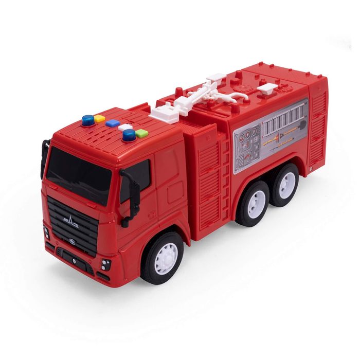 Polesie - 96302 - CITY Fire Truck - სათამაშო სახანძრო მანქანა pg-81394color წითელი 