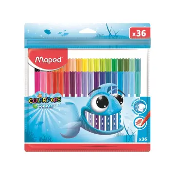 Maped - 845725 - Color'Peps Ocean  - ფლომასტერების ნაკრები - 36 ფერი pg-81875color მრავალფერიანი 
