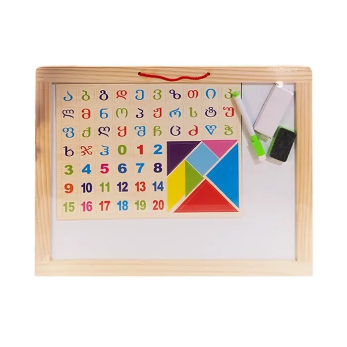 მაგნიტური დაფა ქართული ანბანით wood-9413-5 pg-84418 