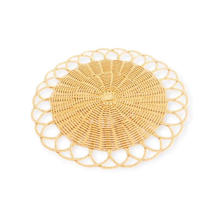 Fireproof Mat - 9304-19 - მოწნული ცეცხლგამძლე მატიკი - 38სმ pg-85721color ბეჟი 