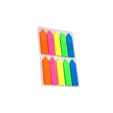 ჩასანიშნი წებოვანი ფურცლები, ისრის ფორმის - stik-518 - Page Sticky Tabs - stik-518 - Flag Markers pg-82352color მრავალფერიანი 