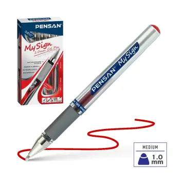 PENSAN - 6030 - My Sign - კალამი გელიანი - წითელი - 1.0 mm pg-83324 