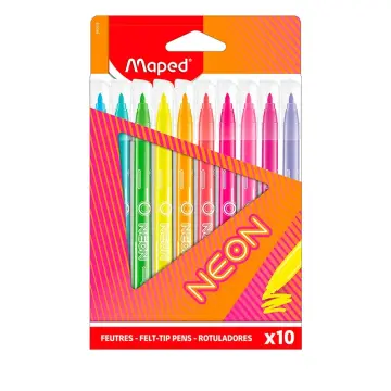 Maped - 845419 - Neon Felt Tip Pen - ფლომასტერების ნაკრები x10 ფერი pg-85125 