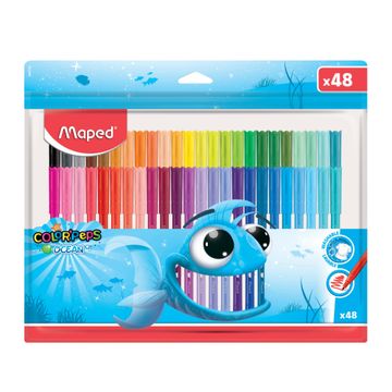 Maped - 845726  - Color'Peps Ocean - ფლომასტერების ნაკრები 48 ფერი pg-81876color მრავალფერიანი 