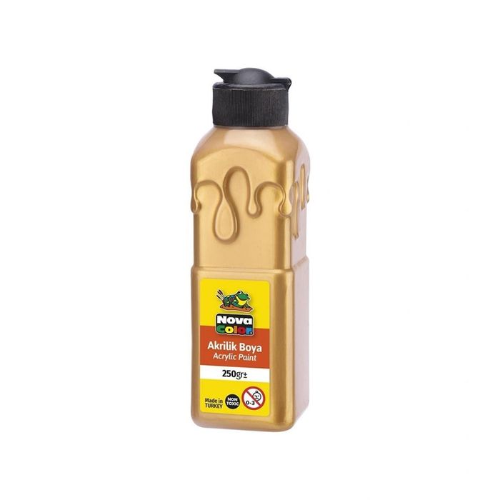 NovaColor NC-3035 აკრილის საღებავი 250გრ ოქროსფერი pg-81559color ოქროსფერი NovaColor NC-3035 აკრილის საღებავი 250გრ ოქროსფერი pg-81559color ოქროსფერი
