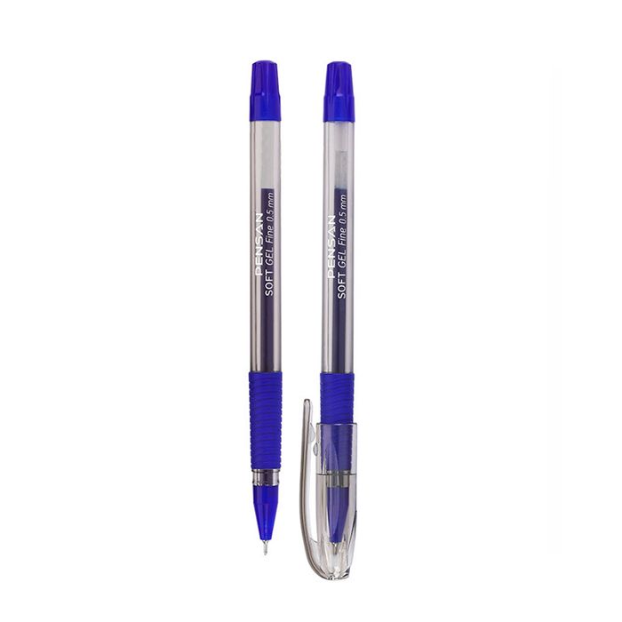 PENSAN - 2420/12 - Soft Gel Pen - BLUE - კალამი გელიანი - 0.5mm pg-81625color ლურჯი PENSAN - 2420/12 - Soft Gel Pen - BLUE - კალამი გელიანი - 0.5mm pg-81625color ლურჯი
