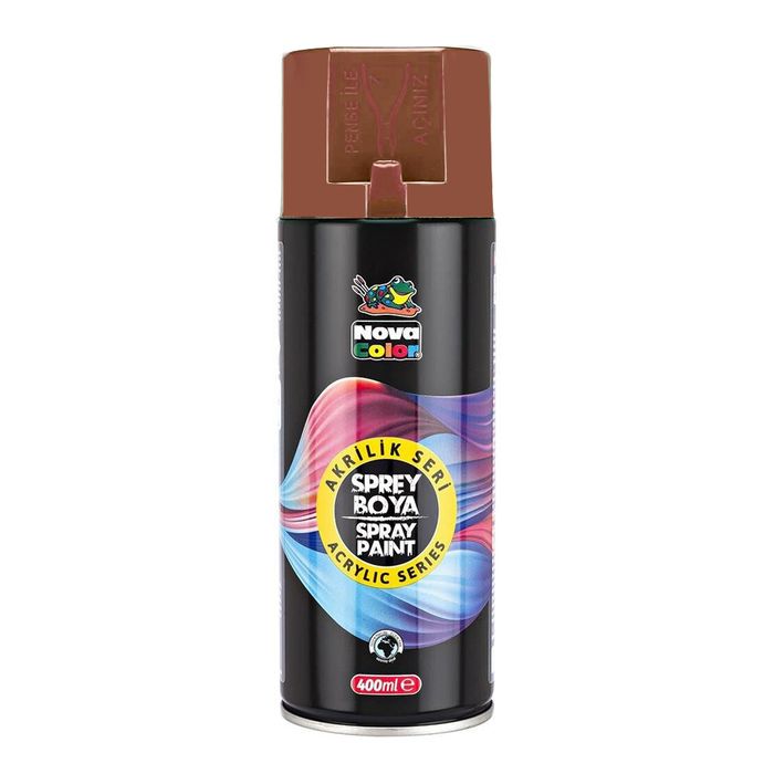NovaColor - NC-3513 - Acrylic Spray Paint - აკრილის სპრეი საღებავი - 400ml - სპილენძისფერი pg-81579color ყავისფერი NovaColor - NC-3513 - Acrylic Spray Paint - აკრილის სპრეი საღებავი - 400ml - სპილენძისფერი pg-81579color ყავისფერი