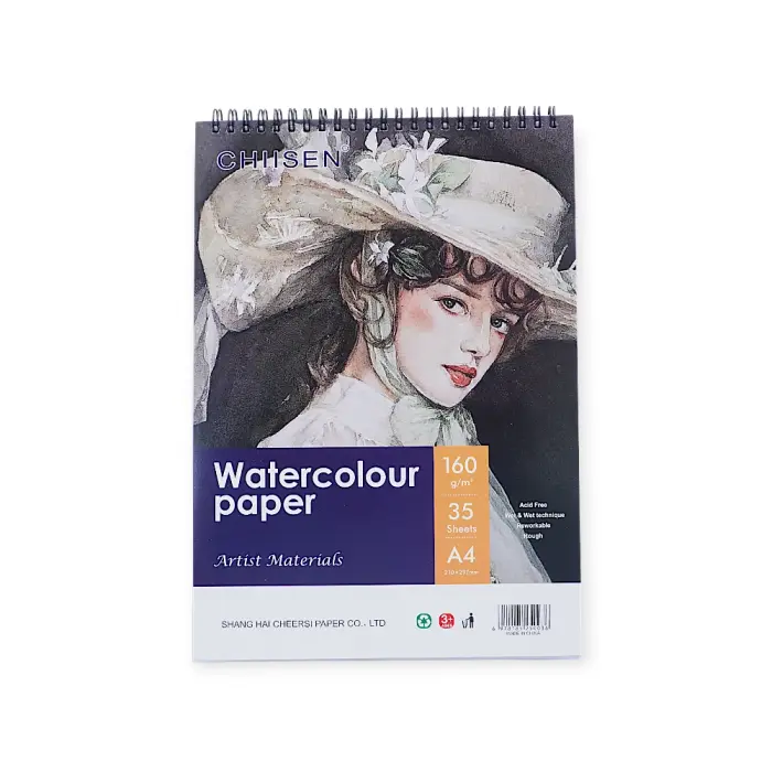 Chiisen - 160 gm - Watercolour Paper - Sketch book A4 - სახატავი სკეჩბუქი 160 გმ. pg-85644 