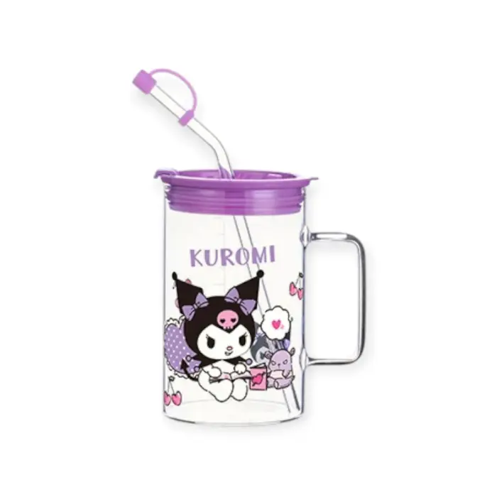 Glass Cup - AYGJS24-184 - Kuromi - მინის ჭიქა კურომი pg-85763color იისფერი 