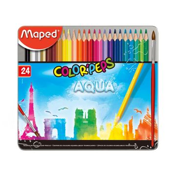 Maped - 836016 - Color'Peps Aqua - ფანქრების ნაკრები - 24 ფერი pg-79226color მრავალფერიანი 
