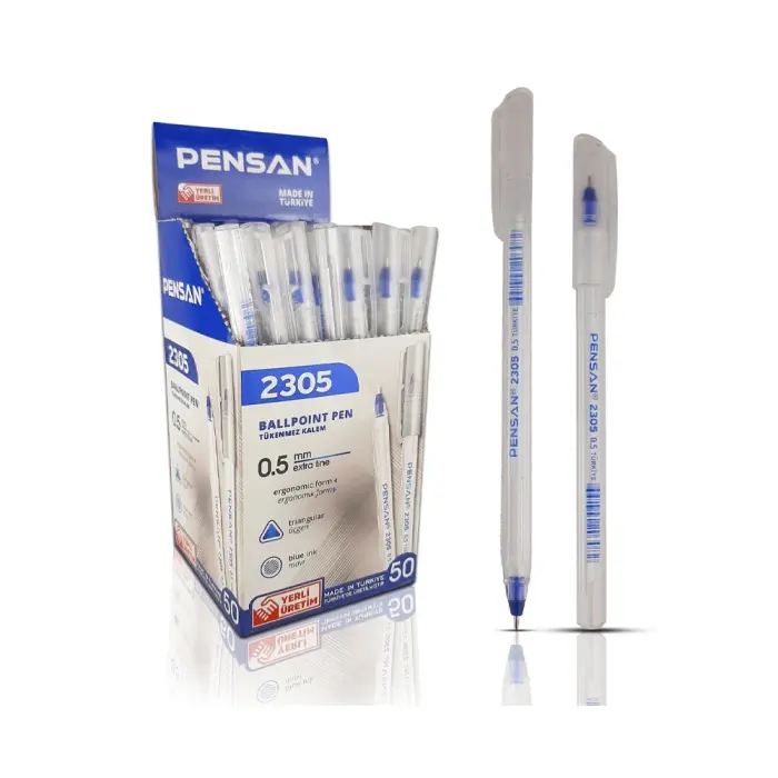 PENSAN - 2305/s50 - საწერი კალამი 05 მმ - ლურჯი pg-85088color ლურჯი PENSAN - 2305/s50 - საწერი კალამი 05 მმ - ლურჯი pg-85088color ლურჯი