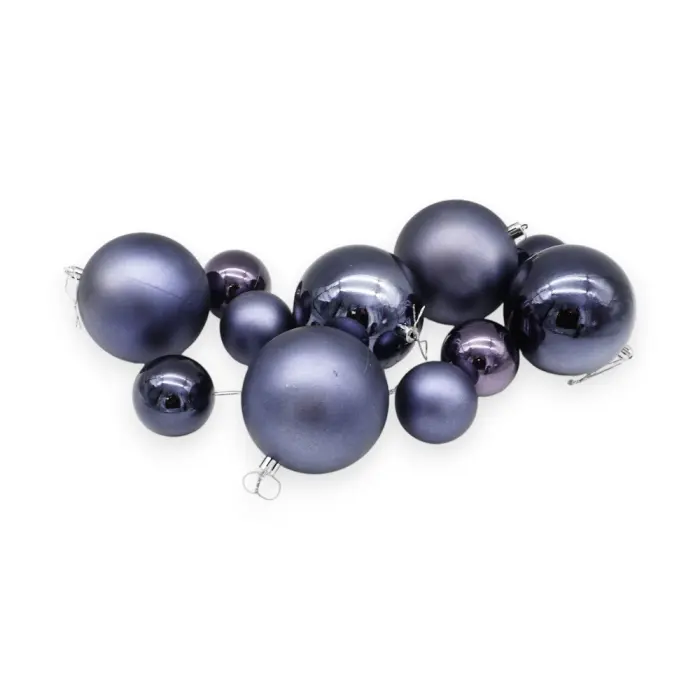 Christmas Tree Decoration - XOX-LR6012/1012AB-78 - ნაძვისხის სათამაშო ბურთები pg-86003color იისფერი 