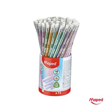 Maped -  851805 - Black’Peps - შავი ფანქარი საშლელით HB2 pg-81909 