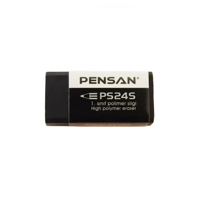 PENSAN - PS24/2 - Black Eraser - საშლელი შავი pg-83335color შავი PENSAN - PS24/2 - Black Eraser - საშლელი შავი pg-83335color შავი