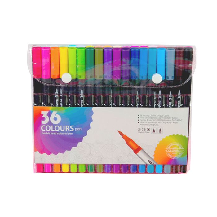 ორმხრივი ფლომასტერი 36ფ flom-001-36 pg-82629 