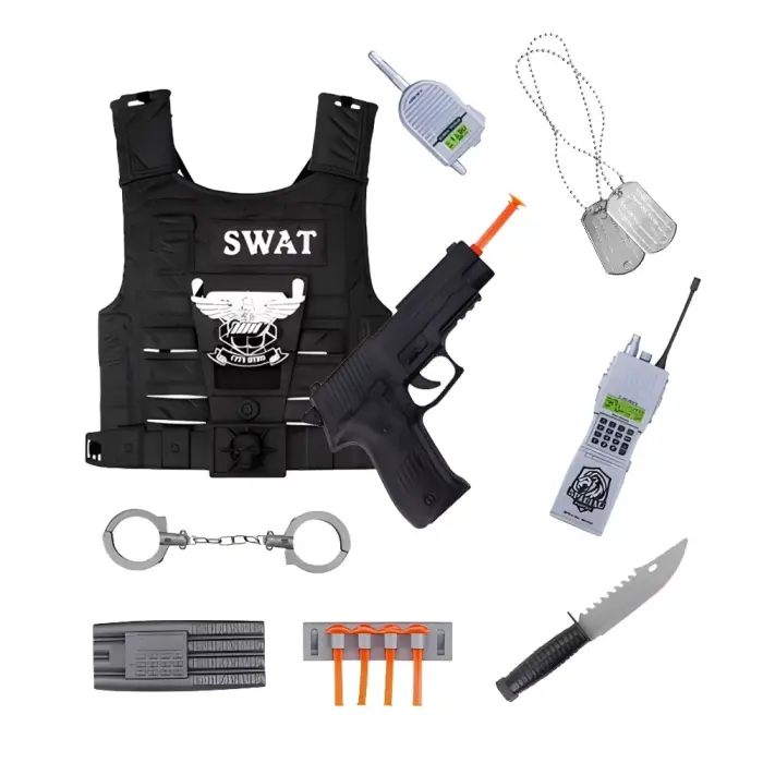PG -2024-48 - Toy Police SWAT Play Set – ტაქტიკური კოსტუმი ბავშვებისთვის pg-85331 