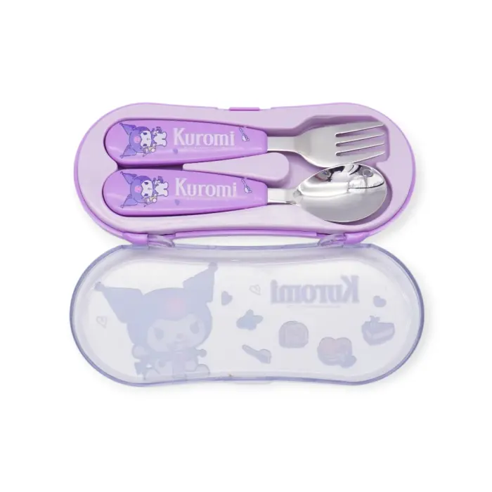 Kuromi - AYYYS24-041 - Spoon and Fork Set - საბავშვო კოვზისა და ჩანგლის ნაკრები pg-85764 