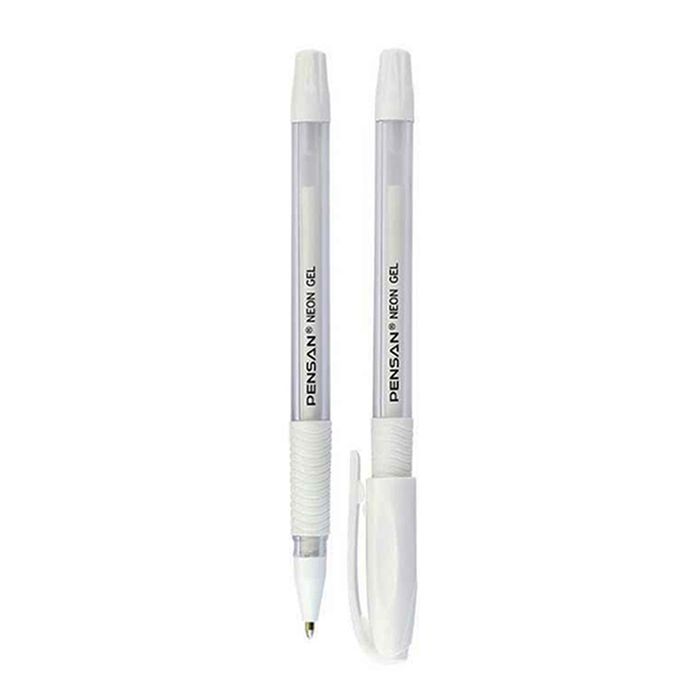 PENSAN - 2290 - Neon Gel Pen - WHITE - კალამი გელიანი - თეთრი - 0,7mm pg-81623color თეთრი PENSAN - 2290 - Neon Gel Pen - WHITE - კალამი გელიანი - თეთრი - 0,7mm pg-81623color თეთრი