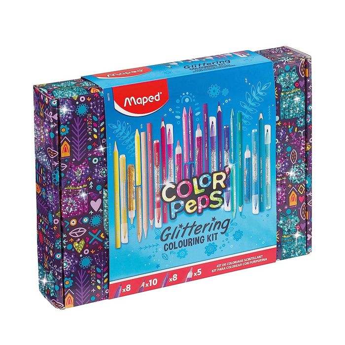 Maped - 984722 - Colour'Peps Glitter Pen Set - სახატავი ნაკრები pg-81901color მრავალფერიანი 