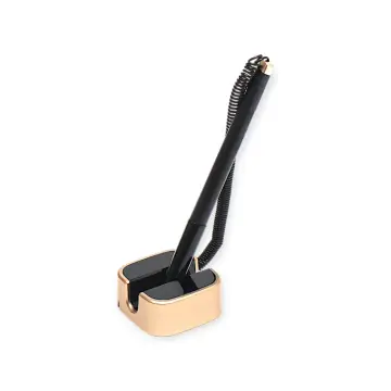 Table Pen - 21713-1 - ბურთულიანი კალამი სადგამით 0,7მმ pg-85889color ოქროსფერი 