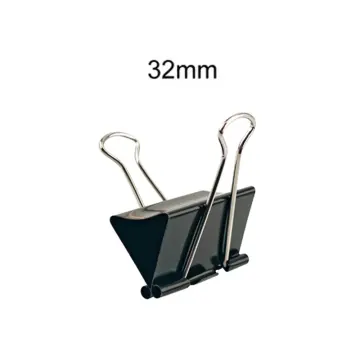 კლიფსი 32მმ შავი dl-977114-32 pg-83585 