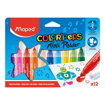 ფლომასტერი 12 ფ mini jumbo mp-846612 pg-81878color მრავალფერიანი 