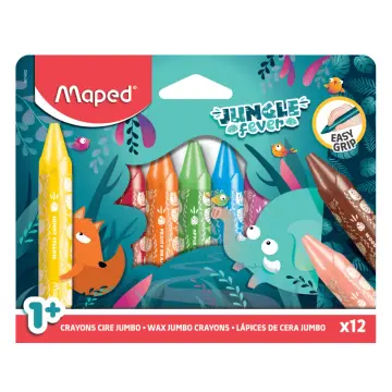 Maped - 861400 - Jungle Fever Wax Jumbo x12 - პასტელი mp-861400 pg-83510 