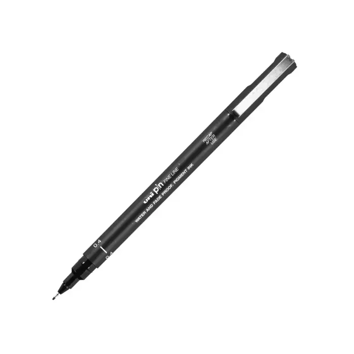Uni Pin - Fine Line Drawing Pen - 0.4 mm - კალამი ხატვისა და ჩანახატისთვის pg-82868color შავი Uni Pin - Fine Line Drawing Pen - 0.4 mm - კალამი ხატვისა და ჩანახატისთვის pg-82868color შავი