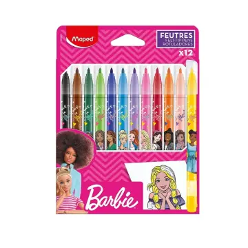 Maped - 845418 - Felt Tips Barbie X12 - ფლომასტერი pg-83807color მრავალფერიანი 