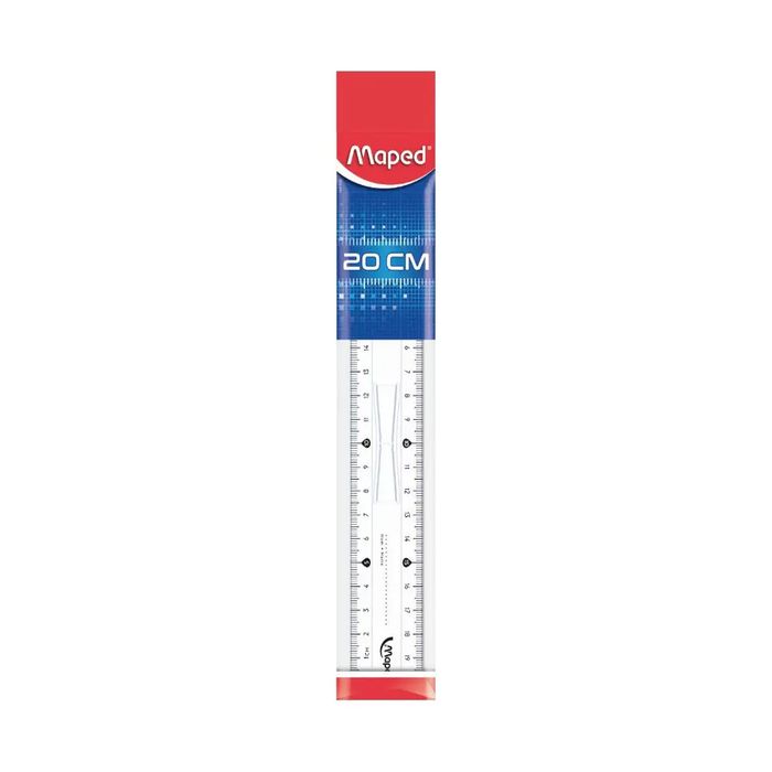 Maped - 146108 - Essentials - სახაზავი 20სმ pg-04049color გამჭივალე 