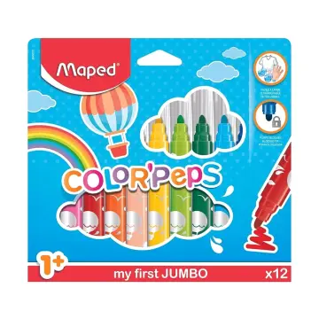Maped - 846020zc - ColorPeps Jumbo - ფლომასტერების ნაკრები x12 ფერი pg-85127 