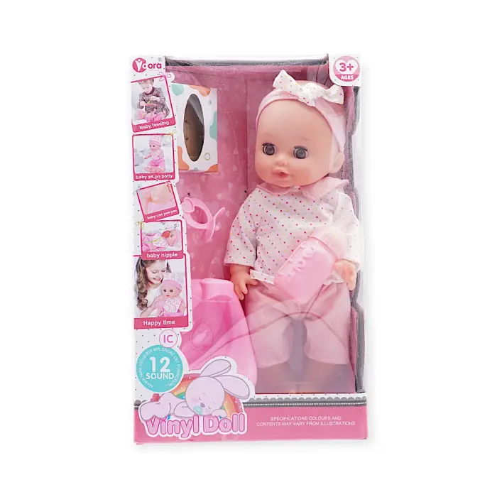 Vdora Dolls - WZB8809-5 - Baby Vinyl Doll - სათამაშო თოჯინა pg-85725 