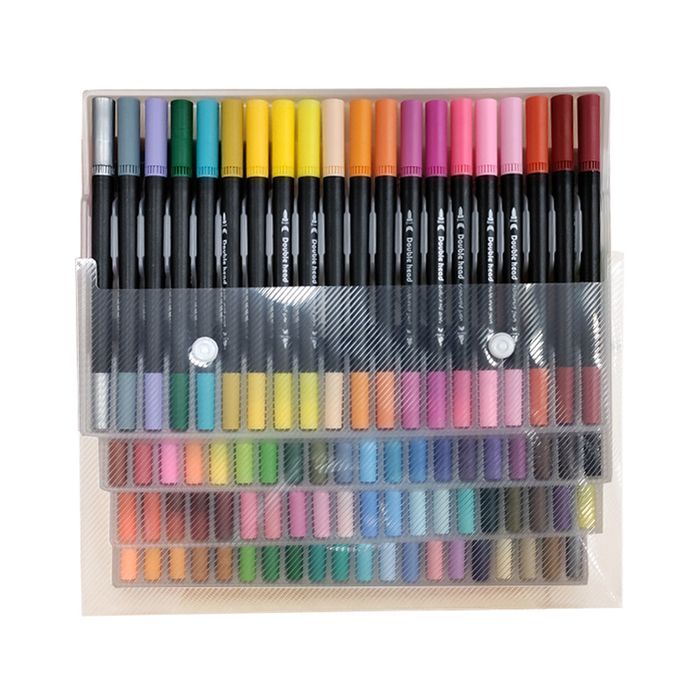 ორმხრივი ფლომასტერი 100ფ flom-001-100 pg-82633 