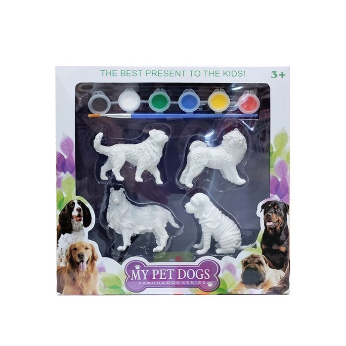 My Pet Dogs - გასაფერადებელი ძალების ფიგურები და საღებავების ნაკრები pg-82573 My Pet Dogs - გასაფერადებელი ძალების ფიგურები და საღებავების ნაკრები pg-82573