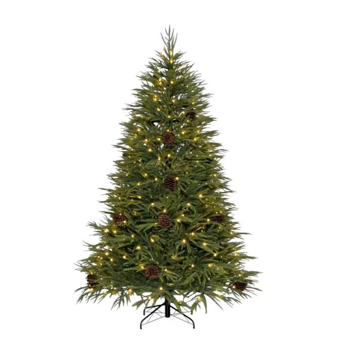 Christmas Tree - XO-2535A-(240cm) - ნაძვის ხე მწვანე 240 სმ, განათებით pg-16305color მწვანე 