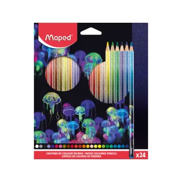 Maped - 831705 - Pencils Deepsea Paradise x24 - ფერადი ფანქრების ნაკრები mp-831705 pg-83499 