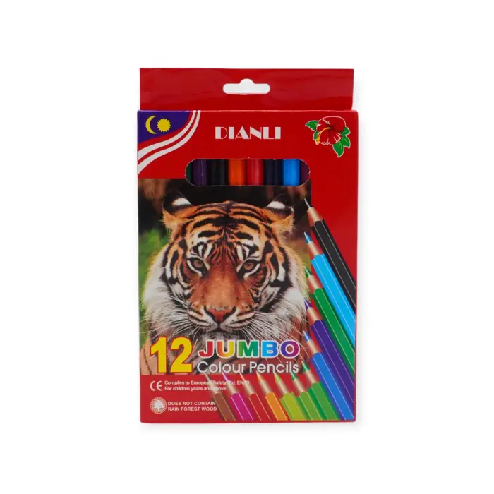 Color Pencils Set - 0712 - 12 color - ფერადი ფანქარი 12 ფერიანი ჯუმბო pg-83596 Color Pencils Set - 0712 - 12 color - ფერადი ფანქარი 12 ფერიანი ჯუმბო pg-83596