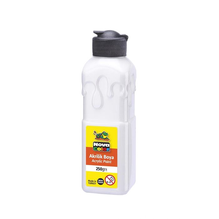 NovaColor - NC-3014 - Acrylic Paint - აკრილის საღებავი 250gr - თეთრი pg-81557color თეთრი NovaColor - NC-3014 - Acrylic Paint - აკრილის საღებავი 250gr - თეთრი pg-81557color თეთრი