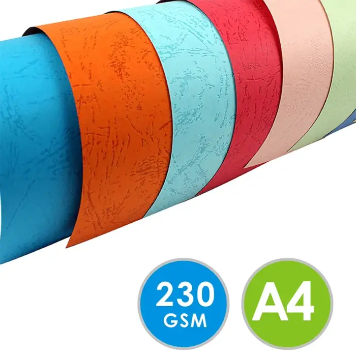 ა4, 230გრ. ქაღალდი  covr-230-red pg-83430color წითელი 