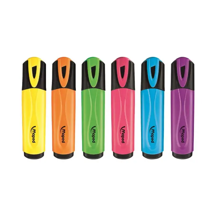 Maped - 742537 - Fluo Peps Highlighter - მოსანიშნი მარკერი შერეული ფერები pg-81919color მრავალფერიანი 