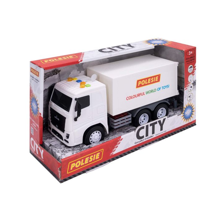 Polesie - 96364 - CITY Truck - სათამაშო სატვირთო მანქანა pg-81390color თეთრი Polesie - 96364 - CITY Truck - სათამაშო სატვირთო მანქანა pg-81390color თეთრი
