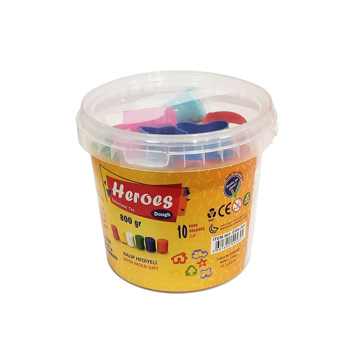 HEROES ERN-564 პლასტელინი pg-81534color მრავალფერიანი 