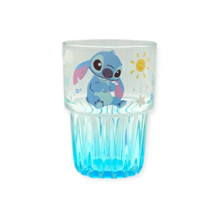 Glass Cup - AYJY23-081 - Stitch - მინის ჭიქა pg-85761color Cyan 