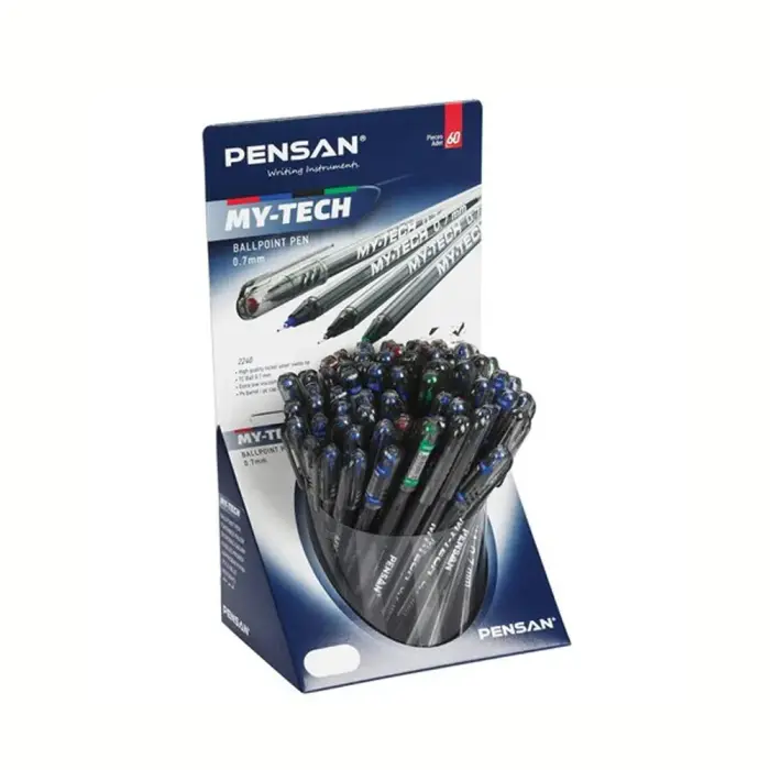 PENSAN - 2240/S60 - My Tech Pen - კალამი ბურთულიანი 0,7mm - 4 ფერი pg-83315 PENSAN - 2240/S60 - My Tech Pen - კალამი ბურთულიანი 0,7mm - 4 ფერი pg-83315