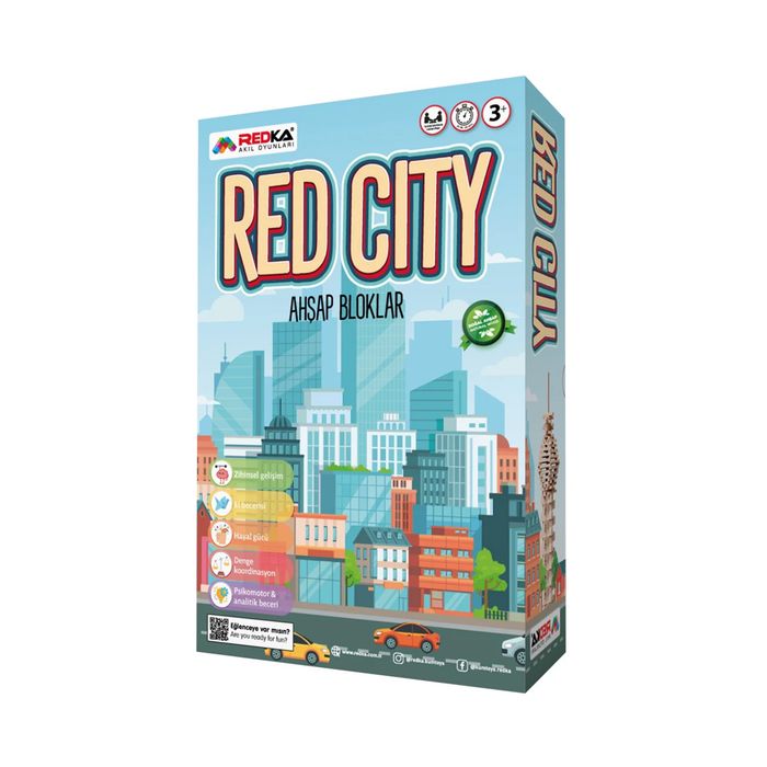 REDKA - RD5207 - Red City - ხის საბავშვო სათამაშო - ქალაქი pg-81503 REDKA - RD5207 - Red City - ხის საბავშვო სათამაშო - ქალაქი pg-81503