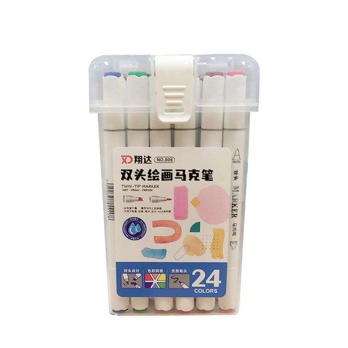 ორმხრივი სკეჩმარკერი 24ფ skmark-808-24 pg-82624 ორმხრივი სკეჩმარკერი 24ფ skmark-808-24 pg-82624
