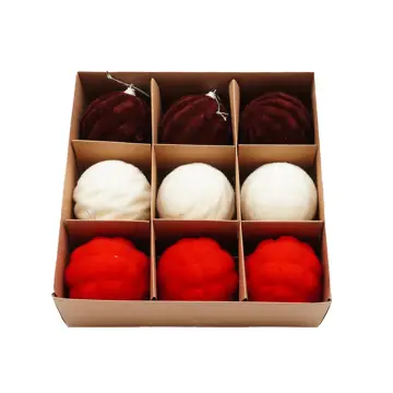 Christmas Tree Decoration - XOX-25PJ373 - 8cm - ნაძვისხის მოსართავი ბურთები pg-16319 